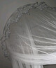加仕高家用吊顶蚊帐圆顶落地免安装公主风蚊帐150*180 雅白【加密网眼】 雅白 实拍图