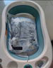 十月结晶婴儿洗澡盆新生儿大号可折叠智能感温格洛里蓝浴盆浴网浴垫3件套 实拍图