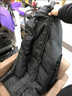 罗蒙断码处理中长款羽绒服男士加厚连帽白鸭绒休闲保暖中年爸爸冬外套 YR7805黑色  L (推荐115-135斤) 实拍图