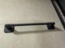 碳钢免打孔毛巾架卫生间浴巾架挂钩浴室挂架厕所毛巾杆挂杆壁挂 枪灰碳钢40cm单杆毛巾架 实拍图