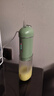 拜尔V3 电动冲牙器 伸缩便携式正畸洗牙声波去除超水牙线牙套清洁牙神器送朋友礼盒 布蕉绿 实拍图