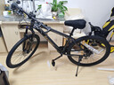 永久自行车成人山地车自行车学生男女铝合金变速公路自行车油碟单车 【铝架/全套密封轴承】黑金色 27速 27.5寸【推荐175-195cm】 实拍图