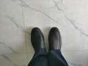 奥康（Aokang）皮鞋男商务休闲鞋套脚舒适日常简约驾车休闲皮鞋黑色41码 实拍图