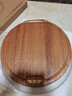 张小泉黑金抗菌檀木圆形砧板菜板加厚实木切菜板C502041（33*2.5cm） 实拍图