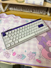MelGeekmade68pro+磁轴键盘小蜜蜂TTC万磁王紫心轴RT0.01电竞游戏客制化机械无畏契约打瓦情侣 MADE68 PRO+紫光【紫心轴】 有线MelGeek 68键 实拍图