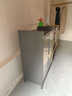美亿莱家用厨房置物架多功能收纳柜对开餐边柜橱柜防尘落地陈列柜展示柜 灰色五层对开门长80宽35高141cm 实拍图