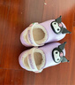 幸福玛丽（Cheerful Mario）库洛米女童棉拖鞋防水冬季宝宝女孩室内家居鞋儿童毛拖鞋2024新款 实拍图