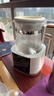 格丽思（GREENIS）煮茶壶养生壶 纯钛喷淋式加热煮茶器一体式烧水壶蒸茶壶 办公室蒸茶器茶水分离 电茶壶围炉煮茶 喷淋式煮茶器 (椰奶白礼盒装-直筒+喷淋双茶漏) 实拍图