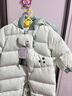 巴拉巴拉童装婴儿羽绒服连体衣宝宝2025新款冬装加厚保暖哈衣爬服萌趣造型 绿色恐龙-白鸭绒 80 cm-充绒量82g 实拍图