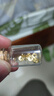 周金生黄金转运珠金豆豆小金豆子5D硬金散珠子足金999diy生日礼物 镜面金珠-3mm-约0.01g【袋装】 实拍图