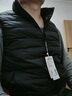 雪中飞经典新款基础舒适轻薄羽绒便捷短款保暖羽绒小马甲轻盈便携舒适 宝石黑|8086-男 3XL 185/104A 实拍图
