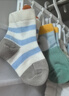 贝比婴儿袜子冬季加厚珊瑚绒袜新生儿宝宝中筒袜秋冬儿童加绒袜 实拍图