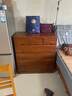 冯派 实木斗柜五斗柜现卧室代简约客厅抽屉式收纳柜子储物柜 90-5菱形90*45*95cm 实拍图