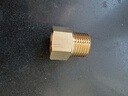 左圆右方（CISQU）黄铜内外丝牙直接水管变径大头转小头人燃气管道异径接头配件 4分内外丝直接 实拍图