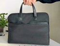 得力（deli）加宽商务公文包男女职业文件袋事务包/牛津手提包/文件包/资料袋电脑包收纳袋 灰色  实拍图