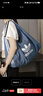 adidas「云朵包」牛仔风大容量运动挎包女子阿迪达斯官方三叶草 制服蓝 NS 实拍图