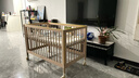 babycare 婴儿床移动 0-3岁宝宝实木婴儿床拼接大床 多功能婴儿床 新生儿 安睡护脊【蒙柯Pro+4D空气床垫】 实拍图