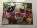 铃桐餐厅画单联画客厅挂画单幅装饰画水果壁画房间墙画酒店玄关有框画 04款高清冰晶面 40*60厘米[金色]铝合金外框 实拍图