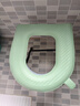 防水马桶垫四季通用长方形马桶垫套厕所坐垫加厚免洗可擦马桶垫子 绿色【一个装】防水可擦 实拍图
