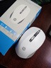 惠普（HP）S1000D无线蓝牙双模鼠标 无线鼠标办公笔记本电脑台式机蓝牙鼠标无线鼠标 白色 实拍图