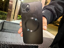 奶小鸭 【AG磨砂】适用苹果15plus手机壳 iphone15plus保护套magsafe磁吸充电磨砂全包防摔男女款 石墨黑 实拍图