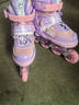 迪士尼（Disney）轮滑鞋儿童溜冰鞋男女童滑冰旱冰鞋休闲初学专业可调节送礼物 实拍图