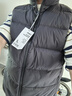 京东京造【零压系列】轻薄羽绒服男外套冬季 防钻绒马甲背心男 曜石黑 L 实拍图