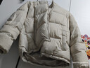 网易严选25新品90鸭绒超蓬羽绒服休闲面包服石墨烯保暖轻量抗菌防泼水 25秋冬连帽-卡其米 S 实拍图