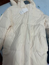 优衣库童装男童女童羽绒大衣/外套夹克保暖厚衣服473308 01 乳白色 140 实拍图