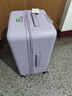 不莱玫行李箱女拉杆箱男旅行箱大容量学生托运密码箱子22英寸plus 紫色 实拍图