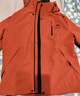 鸭鸭王一博同款冰壳冲锋衣羽绒服男冬季新款三合一户外三防情侣女外套 焦橙色 M /170 实拍图