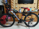 金武端自行车成人山地车公路赛车单车骑行变速超轻越野中学生初中青少年 顶配版-辐条轮-黑红色 24寸21速 实拍图