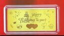中国珠宝生日送女友黄金金条足金9999生日快乐送女友纪念日礼物1g 晒单实拍图