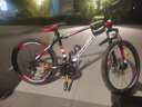 金武端自行车成人山地车公路赛车单车骑行变速超轻越野中学生初中青少年 旗舰版-辐条轮-黑红色 24寸24速 实拍图