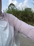 蕉下（beneunder）防晒衣披肩女UPF50+冰丝肤感AL41524芋灰粉-霜奶白M 实拍图