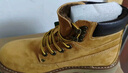 森馬（Senma）高帮马丁靴系带时尚百搭舒适工装靴男靴 619313602 咖喱黄 40码 实拍图