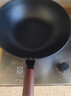 炊大皇炒锅铁锅健康0无涂层蜂窝纹32cm家用炒菜锅玄铁XT32CGH 实拍图