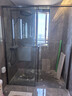 东鹏（DONGPENG）淋浴房一字型极窄家用卫生间浴室干湿分离隔断洗澡间浴屏PTB11 枪灰1.6-1.69/高2米带阻尼 宽度＞1.7米为2固一活 实拍图