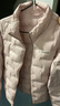 波司登（BOSIDENG）25年新款短款羽绒服女90鹅绒商场热卖同款立领羽绒内胆B250131034 【700+蓬鹅绒】雅丹粉-浅春色【卡码拍大】 S 160/84A 体重约95-105斤 实拍图