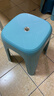 美丽雅凳子加厚塑料板凳可叠放高成人凳客厅餐桌梳妆台用4只装 实拍图