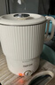 苏泊尔（SUPOR）便携式烧水壶电水壶可折叠0.8L 旅行出差家用养生冲奶电热水壶学生304不锈钢泡面杯 SW-08J01 实拍图