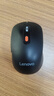 联想（Lenovo） 无线蓝牙双模鼠标 便携办公鼠标 人体工程学设计 适用台式机一体机笔记本平板 Howard黑色 实拍图