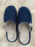 回力日系柔软情侣棉拖秋冬家居室内保暖棉鞋男款HL0006蓝色44-45码 实拍图
