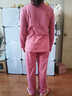 依曼安睡衣女春秋季棉长袖家居服翻领休闲套装秋冬可外穿加大码女士睡衣 1923 L （100-120）斤 实拍图