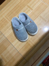 洁丽雅棉拖鞋男士秋冬季室内居家用防滑加绒保暖耐磨厚底踩屎感毛拖鞋女 灰色 44-45 (适合43-44码) 实拍图