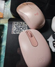 罗技（Logitech）M196 无线蓝牙鼠标 办公鼠标 笔记本商务办公家用 小巧便携 对称手型 玫瑰粉 实拍图