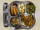 膳大皇（SHDO）真316不锈钢分格餐盘儿童学生饭盒带盖成人食堂打饭自助快餐盘隔 汉堡316五格【带汤碗】无盖 实拍图