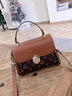 CUADEN KLLIATM轻奢包包女款2025新款单肩包女士斜挎包手提包生日礼物送女友老婆 【咖色】礼盒装 高级感女生包实用走心送老婆妈妈长辈 实拍图
