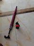 晴爽老人拐杖防晒防雨防滑像胶轻便登山多功能雨伞安全反光自动长柄伞 酒红色黑胶防晒防雨+反光边ZR1 实拍图