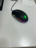 迪摩（DEARMO）F17S有线鼠标游戏鼠标机械鼠标电竞RGB鼠标可宏定义鼠标笔记本电脑鼠标 极致黑  4200DPI 实拍图